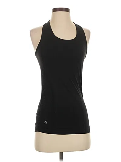 Pre-owned Athleta Tank Top Black Halter Neckline Tops