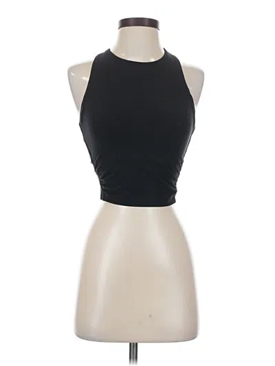 Pre-owned Athleta Tank Top Black Halter Neckline Tops