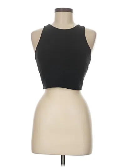 Pre-owned Athleta Tank Top Black Halter Neckline Tops