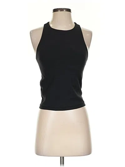 Pre-owned Athleta Tank Top Black Halter Neckline Tops