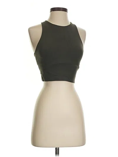 Pre-owned Athleta Tank Top Black Halter Neckline Tops