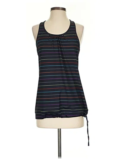 Pre-owned Athleta Tank Top Black Halter Neckline Tops