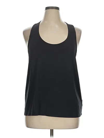 Pre-owned Athleta Tank Top Black Halter Neckline Tops