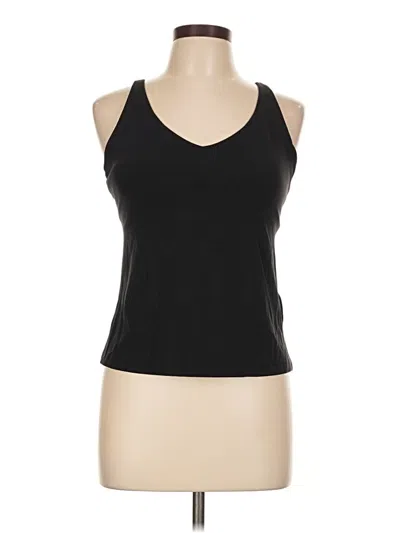 Pre-owned Athleta Tank Top Black Halter Neckline Tops