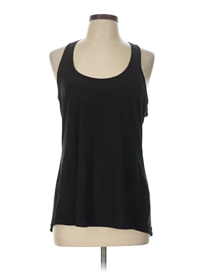Pre-owned Athleta Tank Top Black Halter Neckline Tops