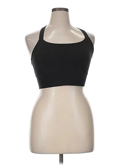 Pre-owned Athleta Tank Top Black Halter Neckline Tops