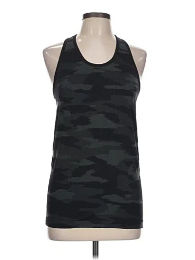 Pre-owned Athleta Tank Top Black Halter Neckline Tops