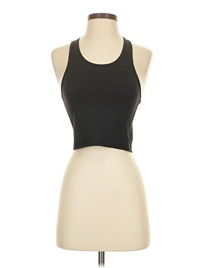 Pre-owned Athleta Tank Top Black Halter Neckline Tops