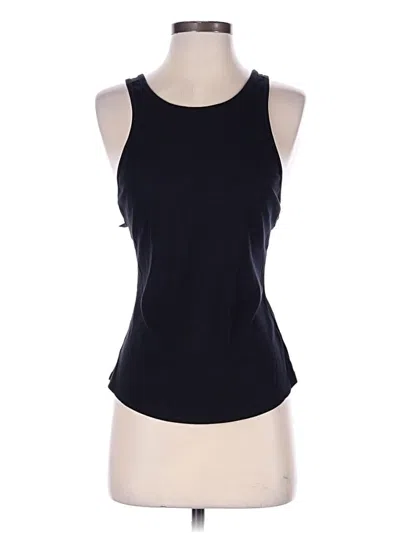 Pre-owned Athleta Tank Top Black Halter Neckline Tops