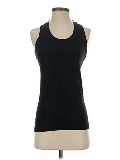 Pre-owned Athleta Tank Top Black Halter Neckline Tops