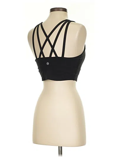 Pre-owned Athleta Tank Top Black Halter Neckline Tops