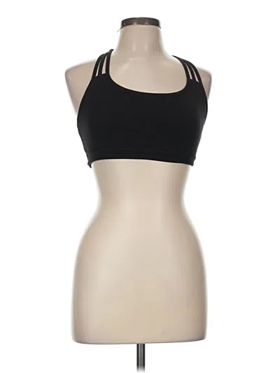 Pre-owned Athleta Tank Top Black Halter Neckline Tops