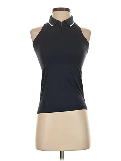 Pre-owned Athleta Tank Top Black Halter Neckline Tops
