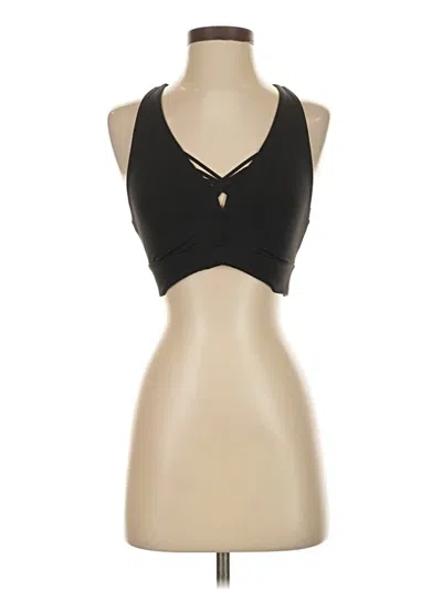Pre-owned Athleta Tank Top Black Halter Neckline Tops