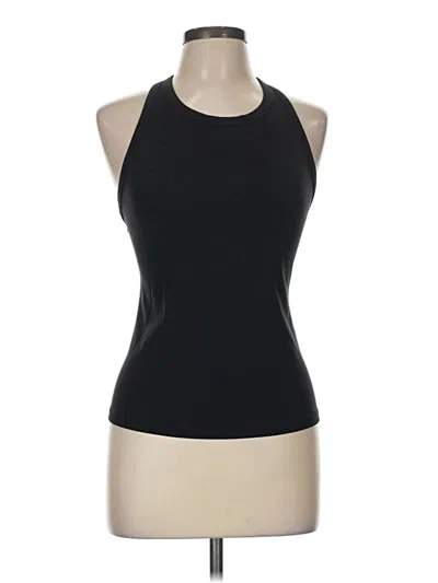 Pre-owned Athleta Tank Top Black Halter Neckline Tops