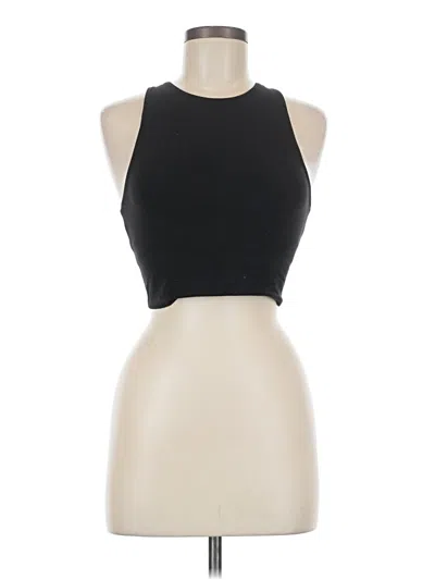 Pre-owned Athleta Tank Top Black Halter Neckline Tops