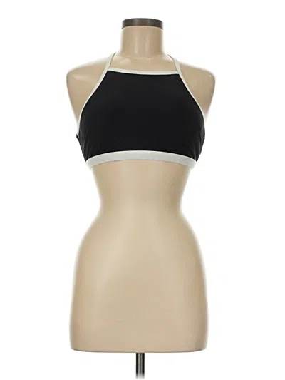 Pre-owned Athleta Tank Top Black Halter Neckline Tops