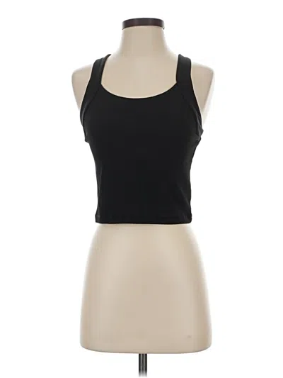 Pre-owned Athleta Tank Top Black Halter Neckline Tops