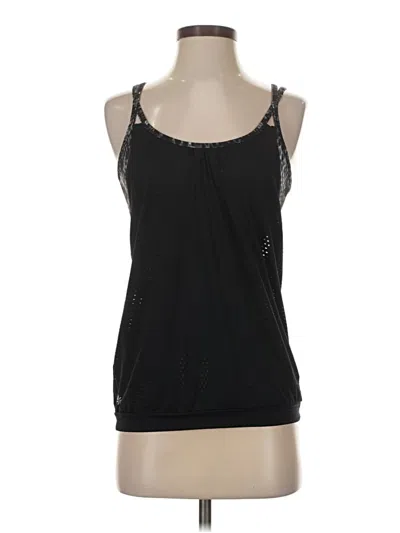 Pre-owned Athleta Tank Top Black Halter Neckline Tops