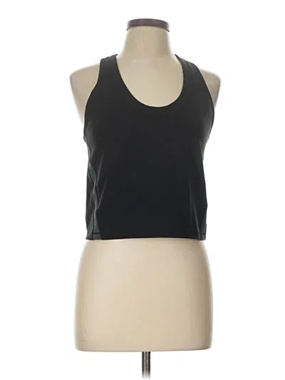 Pre-owned Athleta Tank Top Black Halter Neckline Tops