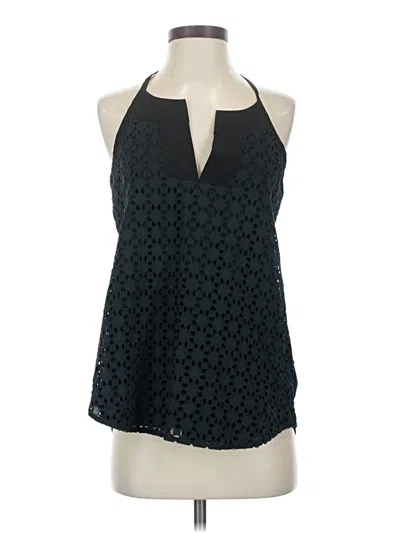 Pre-owned Athleta Tank Top Black Halter Neckline Tops
