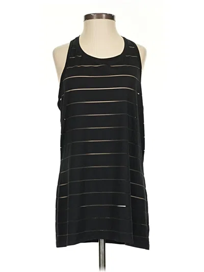 Pre-owned Athleta Tank Top Black Halter Neckline Tops