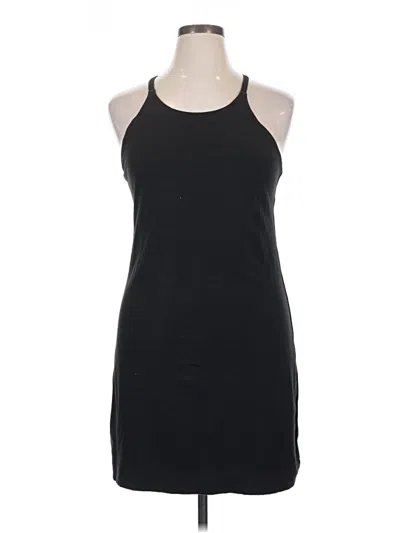 Pre-owned Athleta Tank Top Black Halter Neckline Tops