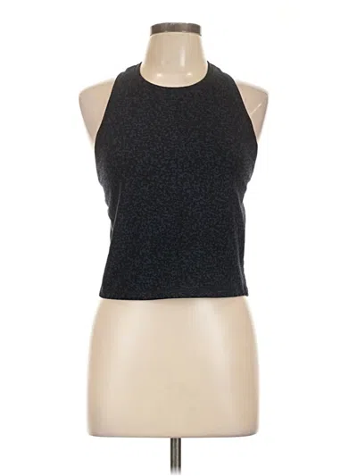 Pre-owned Athleta Tank Top Black Halter Neckline Tops