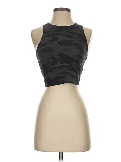 Pre-owned Athleta Tank Top Black Halter Neckline Tops