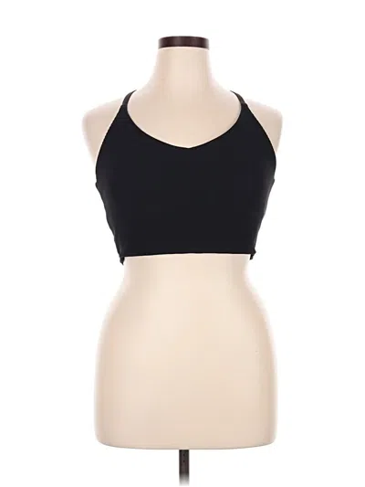 Pre-owned Athleta Tank Top Black Halter Neckline Tops