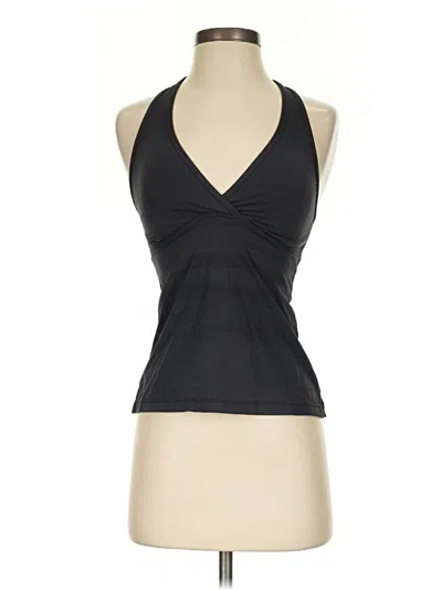 Pre-owned Athleta Tank Top Black Halter Neckline Tops