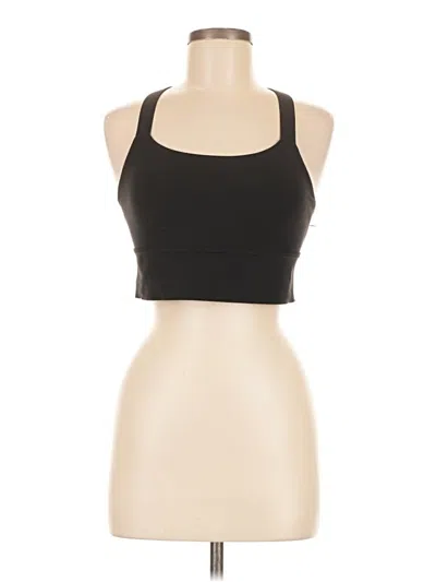 Pre-owned Athleta Tank Top Black Halter Neckline Tops