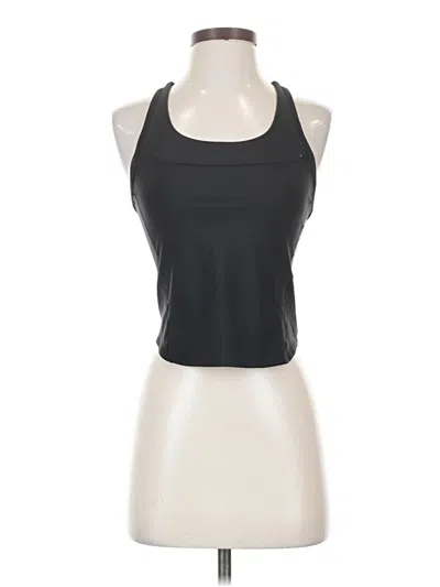 Pre-owned Athleta Tank Top Black Halter Neckline Tops