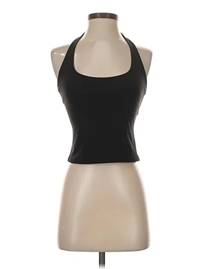 Pre-owned Athleta Tank Top Black Halter Neckline Tops