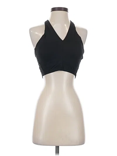 Pre-owned Athleta Tank Top Black Halter Neckline Tops