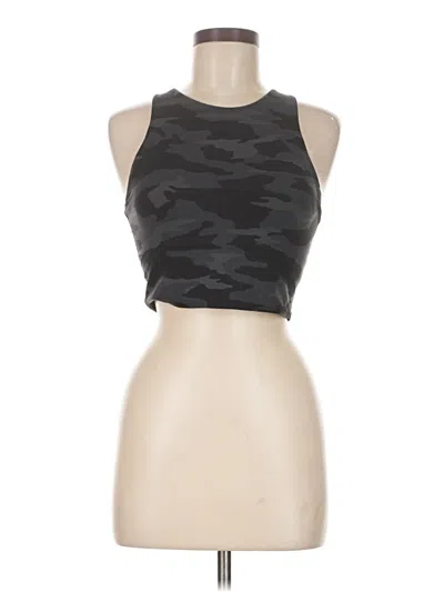 Pre-owned Athleta Tank Top Black Halter Neckline Tops