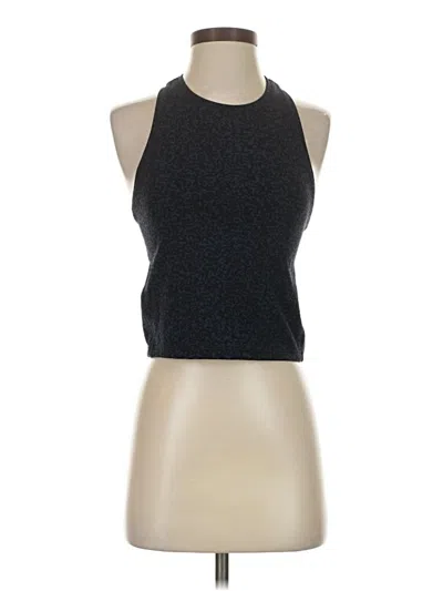Pre-owned Athleta Tank Top Black Halter Neckline Tops