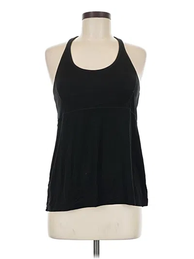 Pre-owned Athleta Tank Top Black Halter Neckline Tops