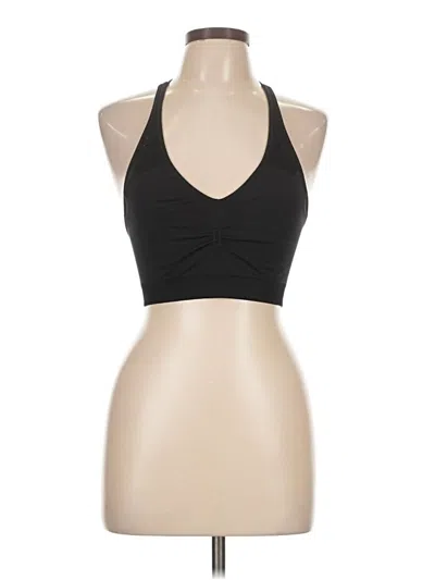 Pre-owned Athleta Tank Top Black Halter Neckline Tops