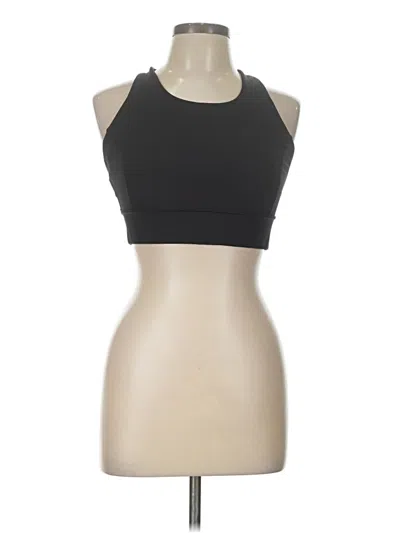 Pre-owned Athleta Tank Top Black Halter Neckline Tops