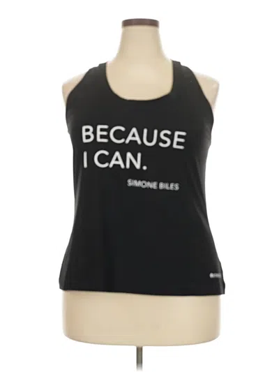 Pre-owned Athleta Tank Top Black Halter Neckline Tops