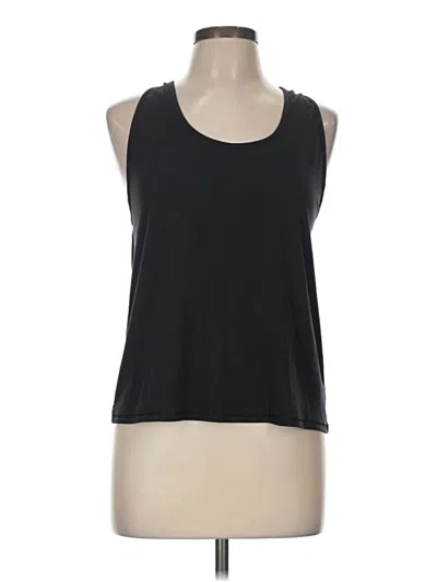 Pre-owned Athleta Tank Top Black Halter Neckline Tops