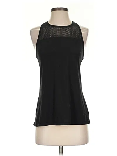 Pre-owned Athleta Tank Top Black Halter Neckline Tops