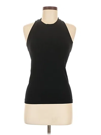 Pre-owned Athleta Tank Top Black Halter Neckline Tops