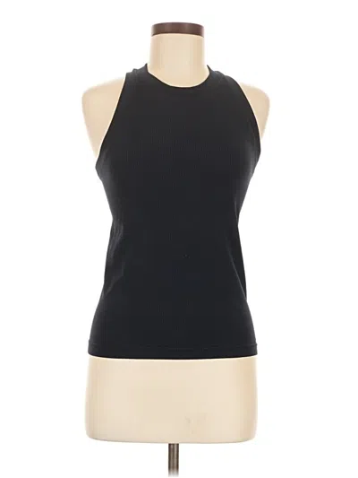 Pre-owned Athleta Tank Top Black Halter Neckline Tops