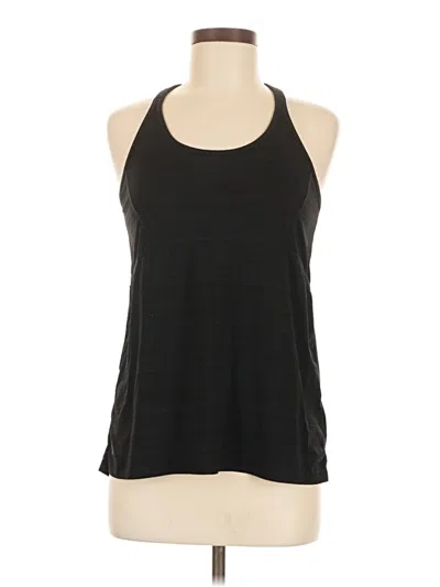 Pre-owned Athleta Tank Top Black Halter Neckline Tops