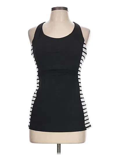 Pre-owned Athleta Tank Top Black Halter Neckline Tops