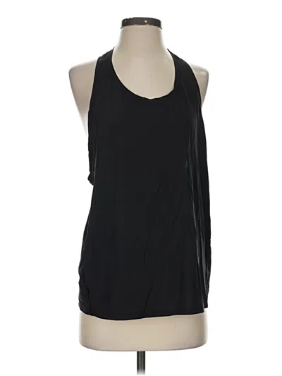 Pre-owned Athleta Tank Top Black Halter Neckline Tops
