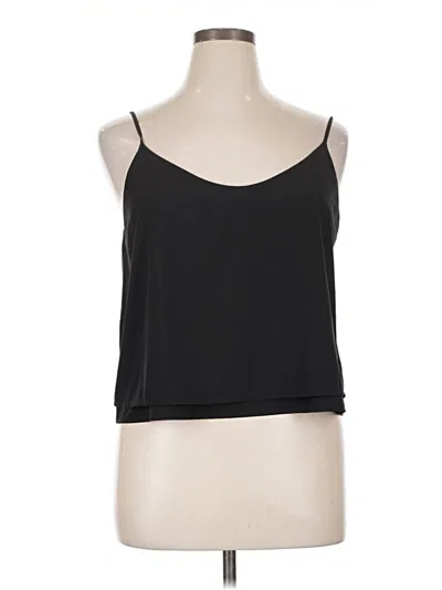 Pre-owned Athleta Tank Top Black Halter Neckline Tops