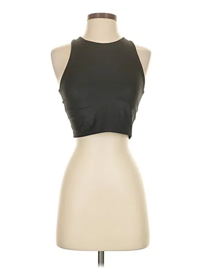 Pre-owned Athleta Tank Top Black Halter Neckline Tops